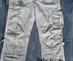 onlycargohose-stoffhose-khaki-gruen-groesse-m